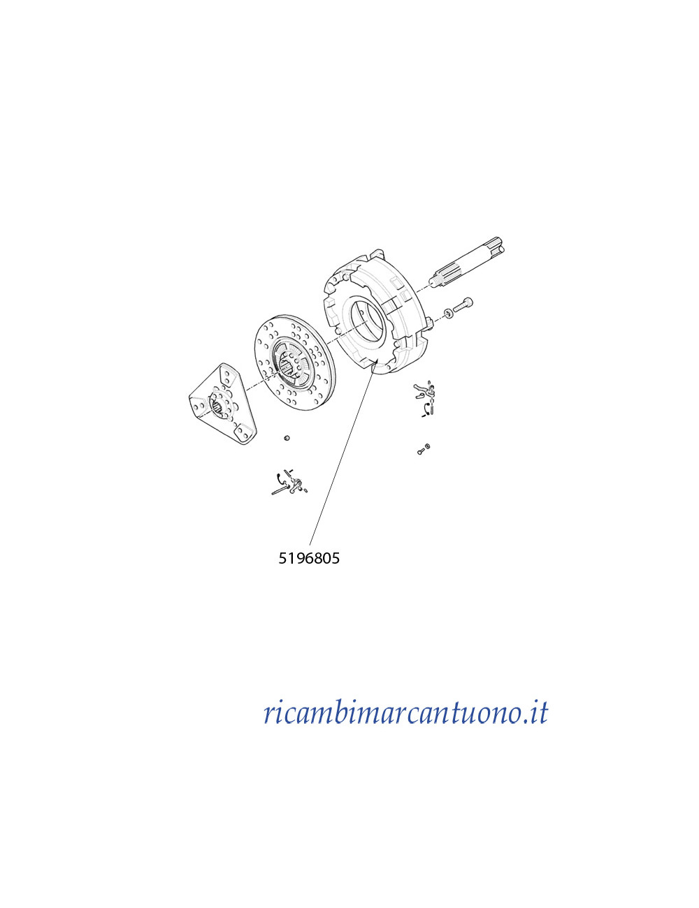 Frizione New Holland - cod 5196805 Frizione New Holland - cod 5196805