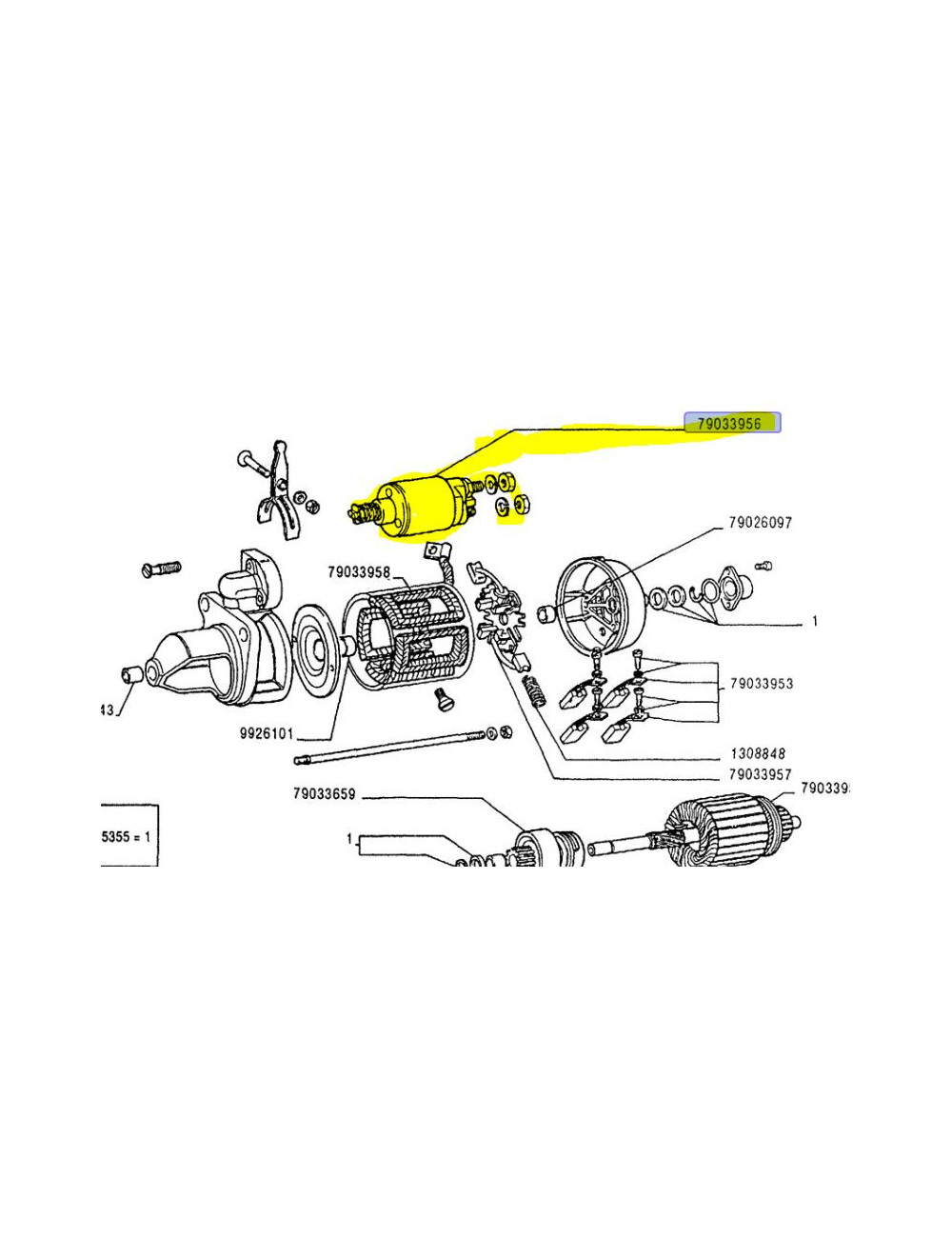 Elettromagnete cod- 79033956 Ricambio originale CNH