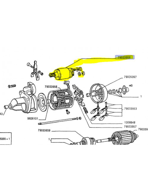Elettromagnete cod- 79033956 Ricambio originale CNH