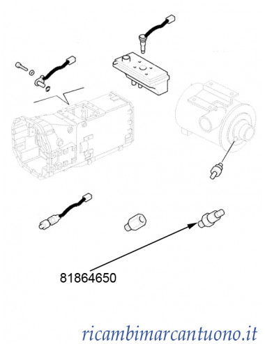 Interruttore New Holland - cod 81864650