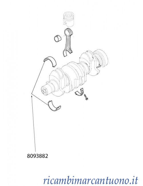 Kit cuscinetto New Holland - cod 8093882
