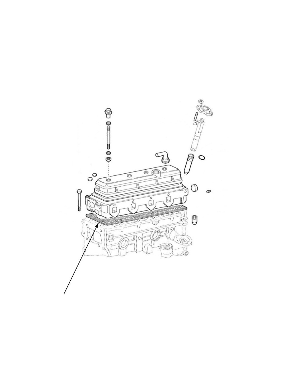 guarnizione testata motore New Holland - cod 98456216