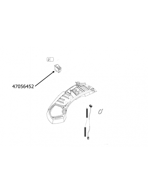 Interruttore completo New Holland - cod 47056452