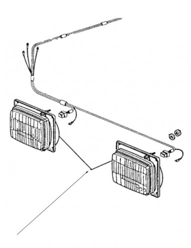 Proiettore anteriore New Holland - cod 5138349