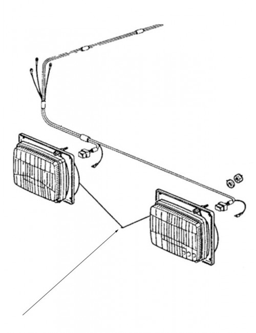 Proiettore anteriore New Holland - cod 5138349