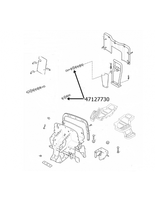 Anello tenuta protezione piedi New Holland - cod 47127730