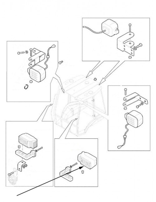 Fanale anteriore New Holland - cod 85806295