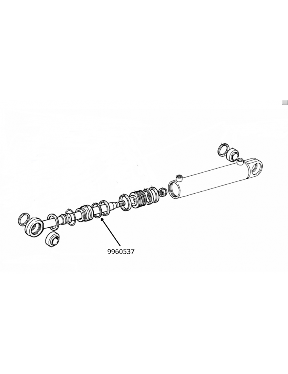 Anello toroidale cilin. idroguida New Holland -cod 9960537