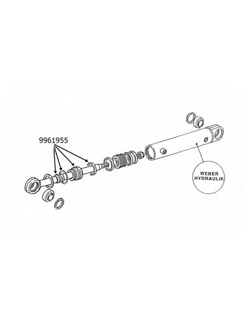 Guida di scorrim. cilindro idroguida New Holland -cod 9961955