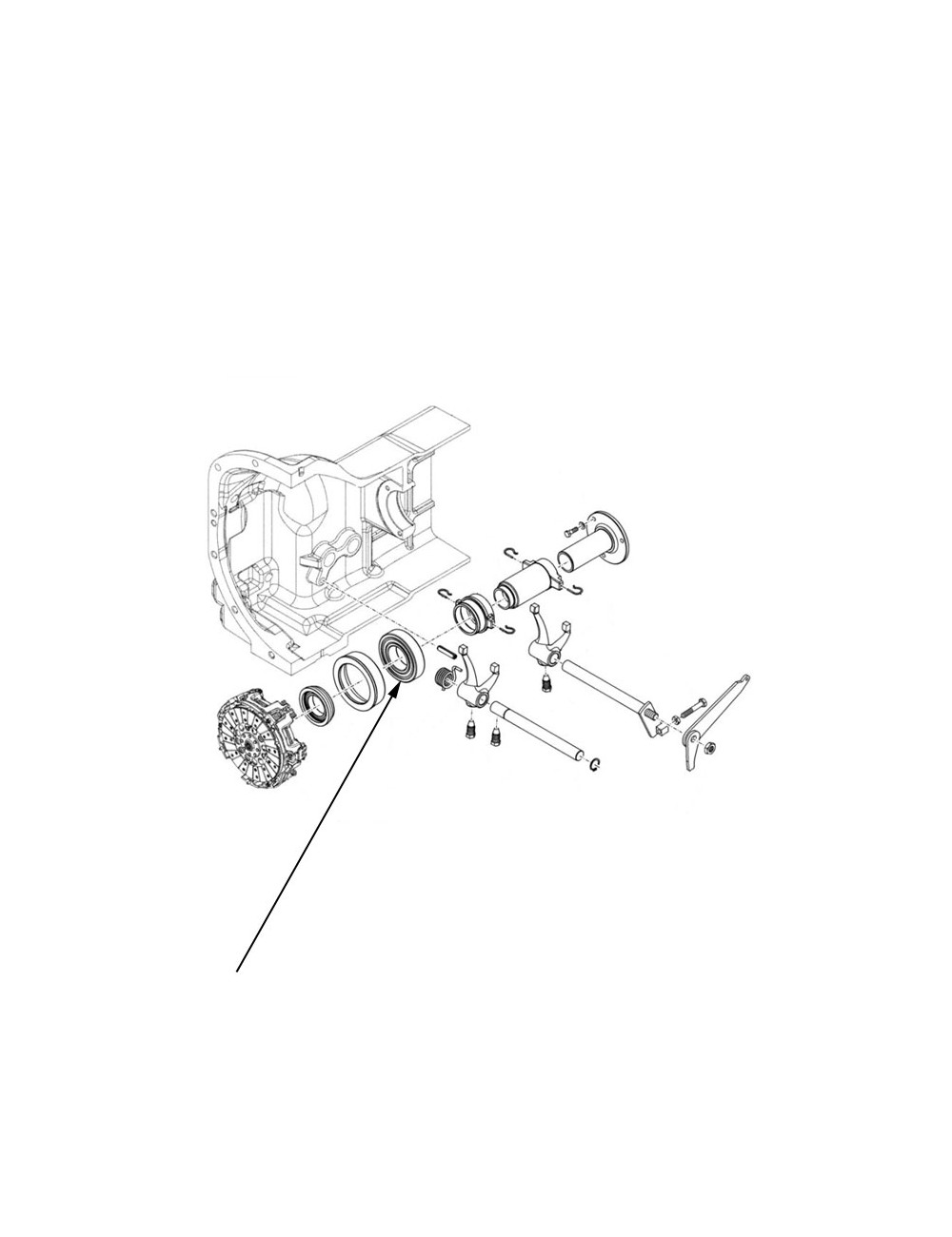 Cuscinetto a sfere frizione New Holland - cod 47127081