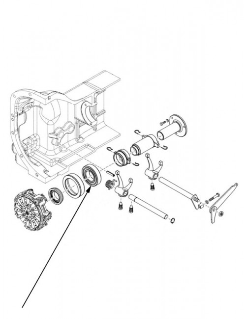 Cuscinetto a sfere frizione New Holland - cod 47127081