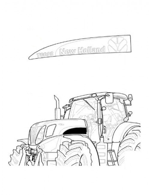 Decalcomania lato destro New Holland - cod 84172491