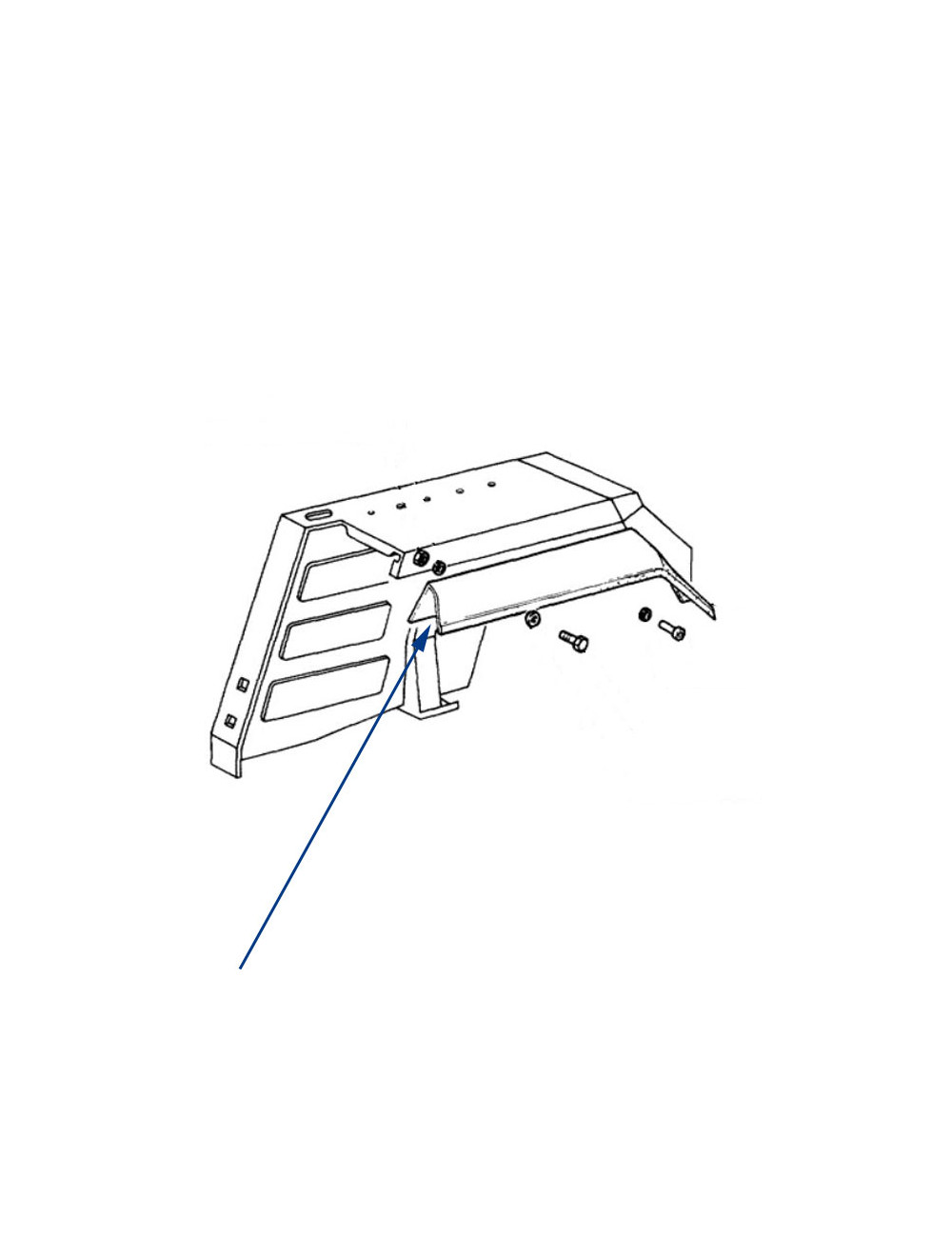 Riparo destro New Holland - cod 5135234