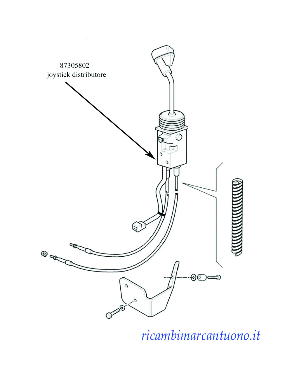 Joystick distributori New Holland - cod 87305802