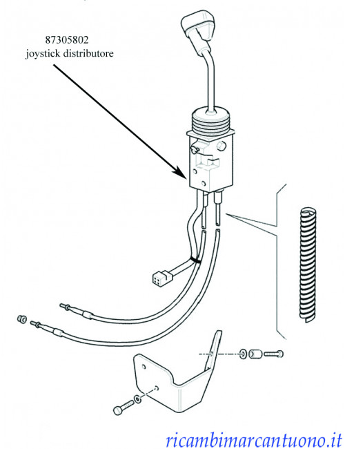 Joystick distributori New Holland - cod 87305802
