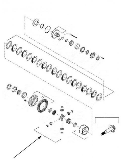 Kit ingranaggi New Holland - cod 87324491