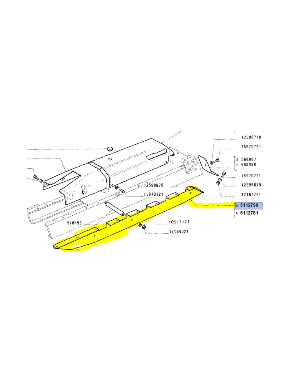 Riparo cod - 5112790 Ricambio originale CNH