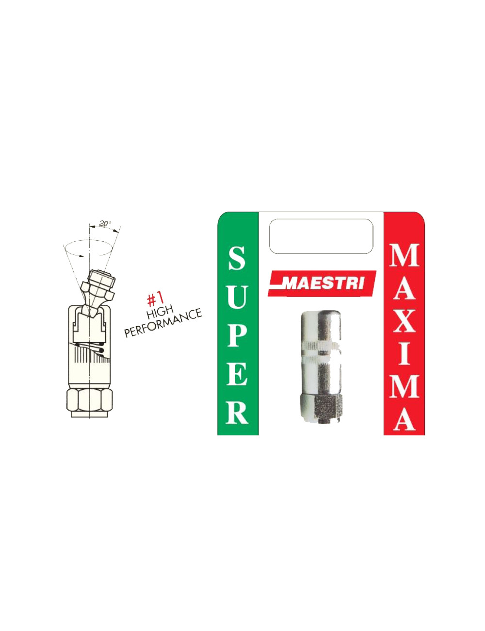 Testina idraulik a 4 griffe “SUPER MAXIMA”  Maestri - cod 450