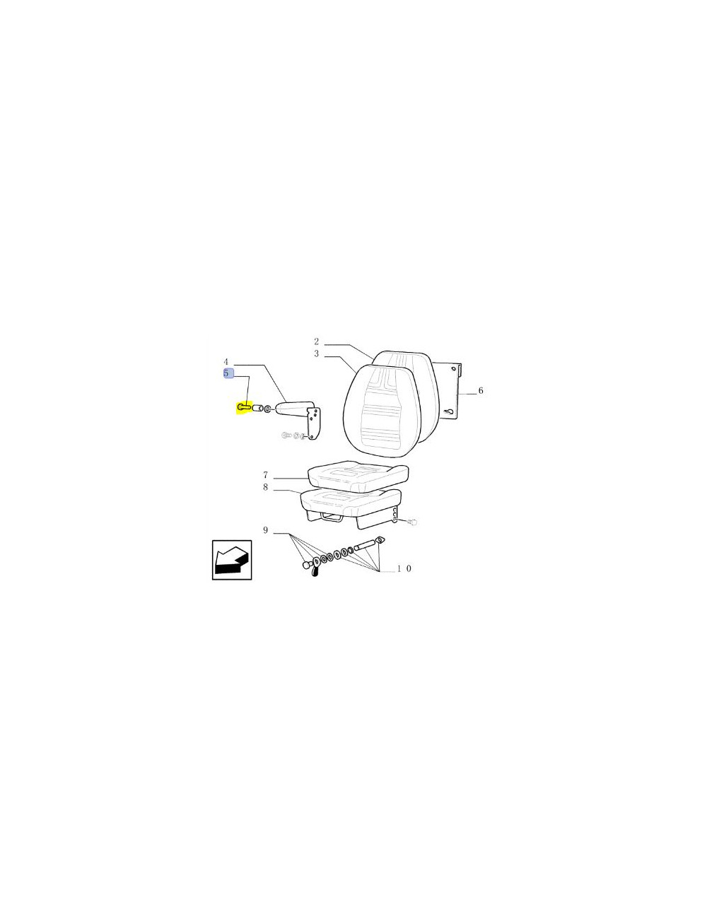 corredo new holland - cod 9968951