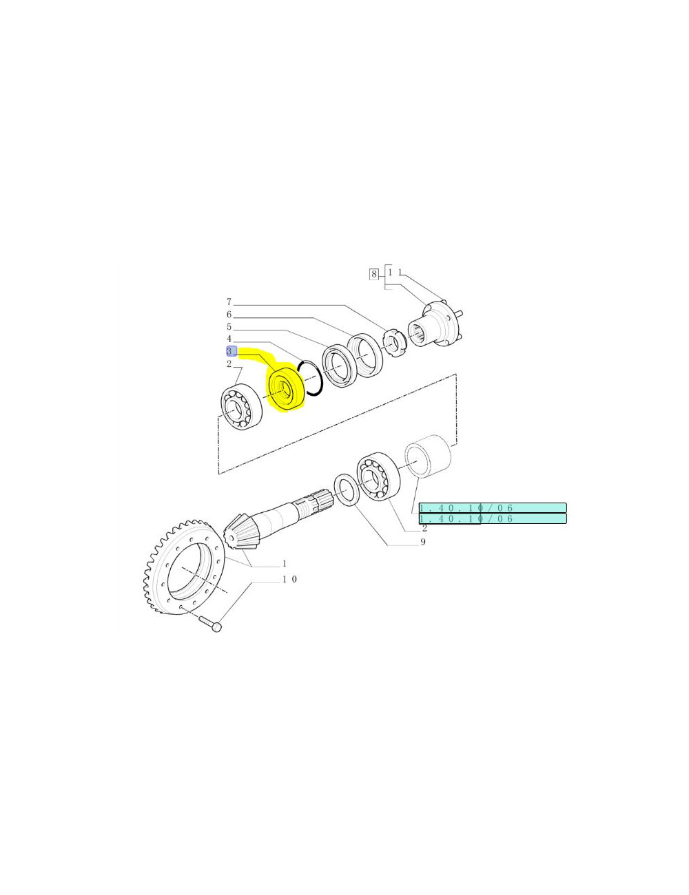 guarnizione New Holland - cod 5179417