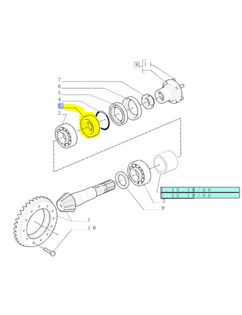 guarnizione New Holland - cod 5179417