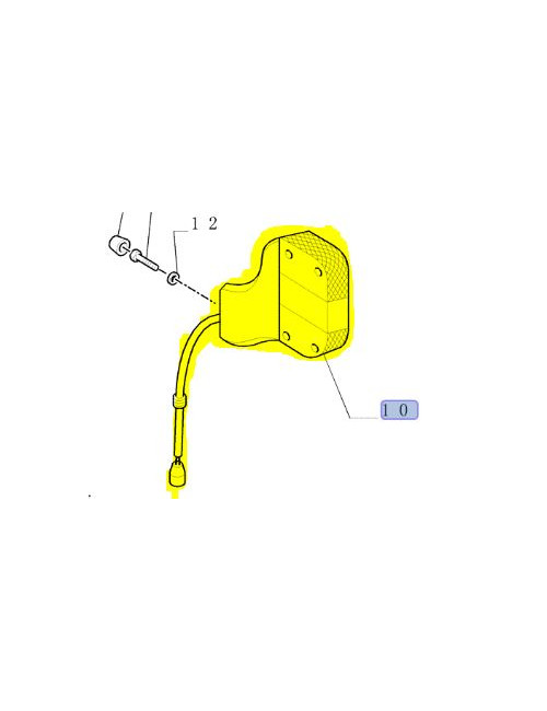 Fanale posteriore sinistro New Holland - cod 5186339