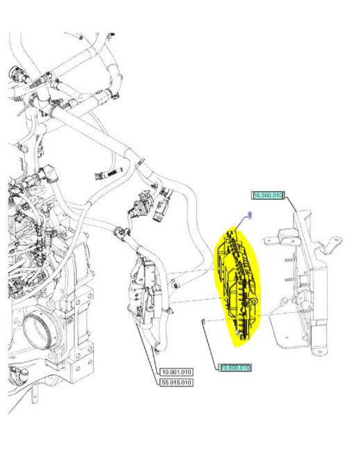 Centralina elettronica CNH - 84499733