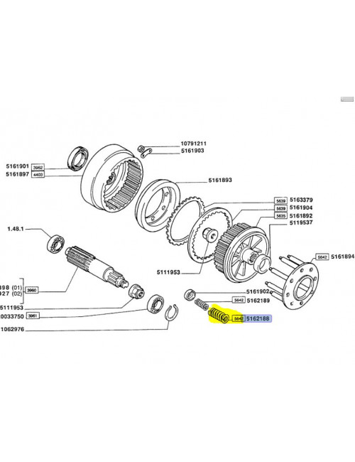 molla CNH - cod 5162188