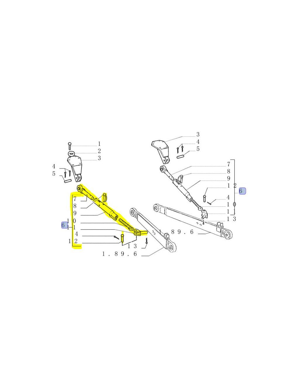 Puntone CNH - cod 5109518