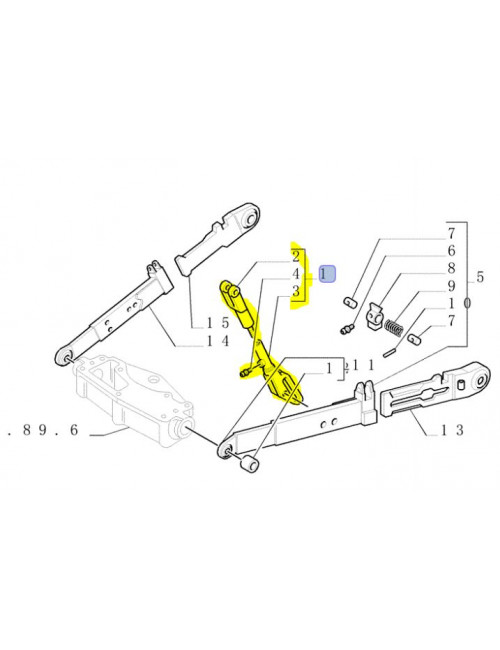 puntello CNH - cod 5123277