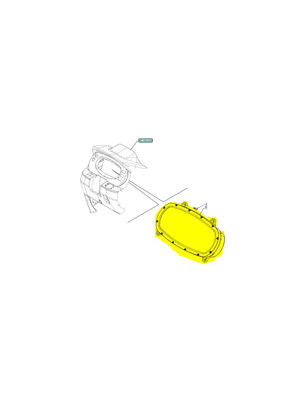 Quadro strumenti CNH - cod 47699196