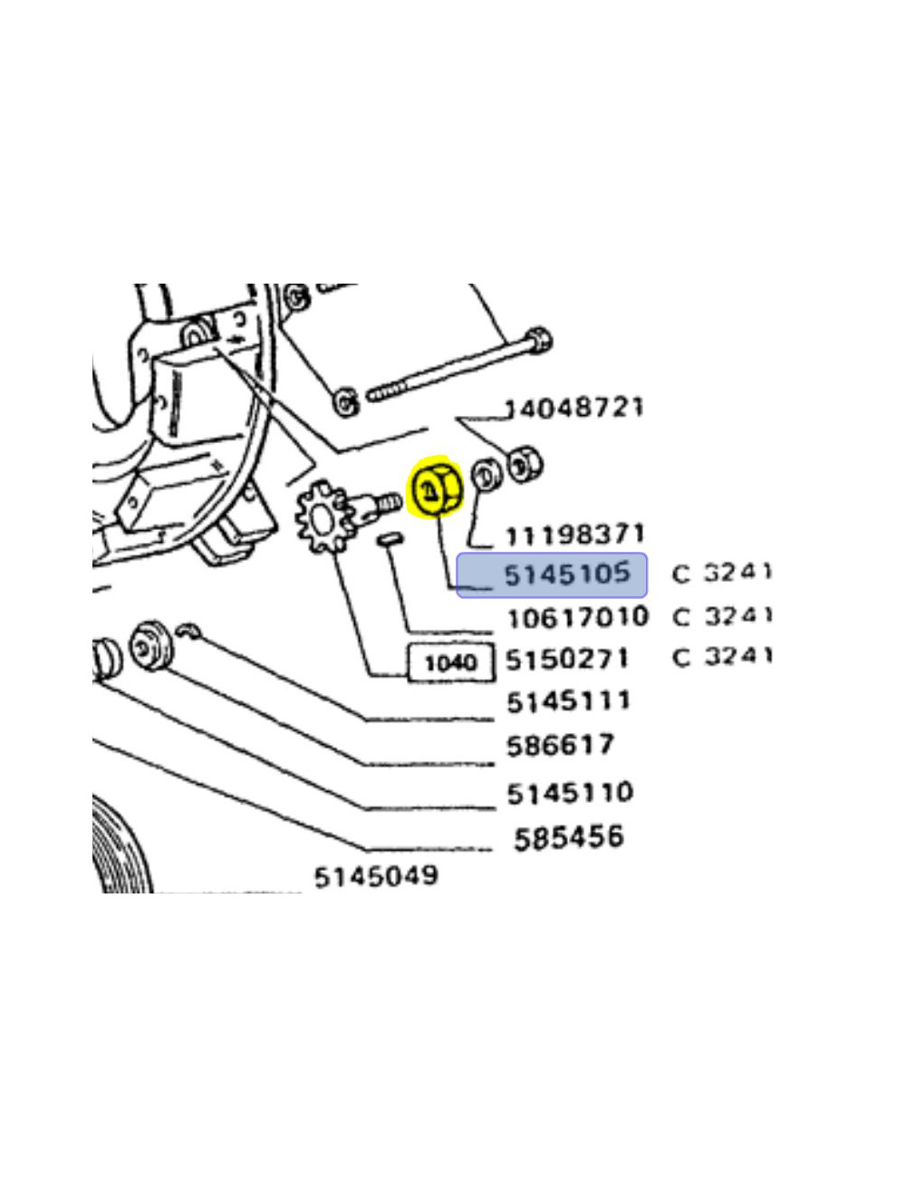 distanziale CNH - cod 5145105