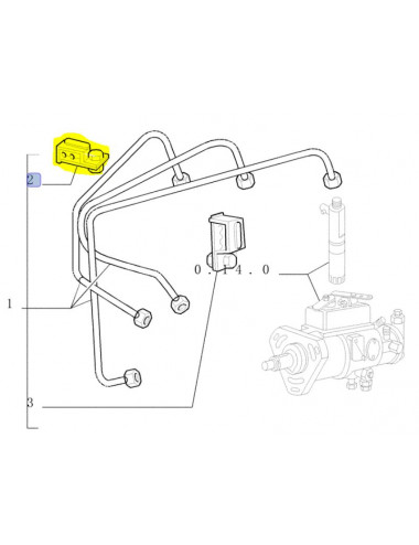 Staffa cod- 4806611 ricambio originale CNH