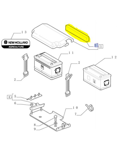 isolatore batteria New Holland - cod 5174025