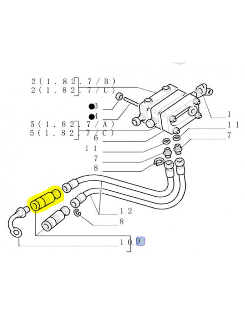 attacco rapido New Holland - cod 5163925