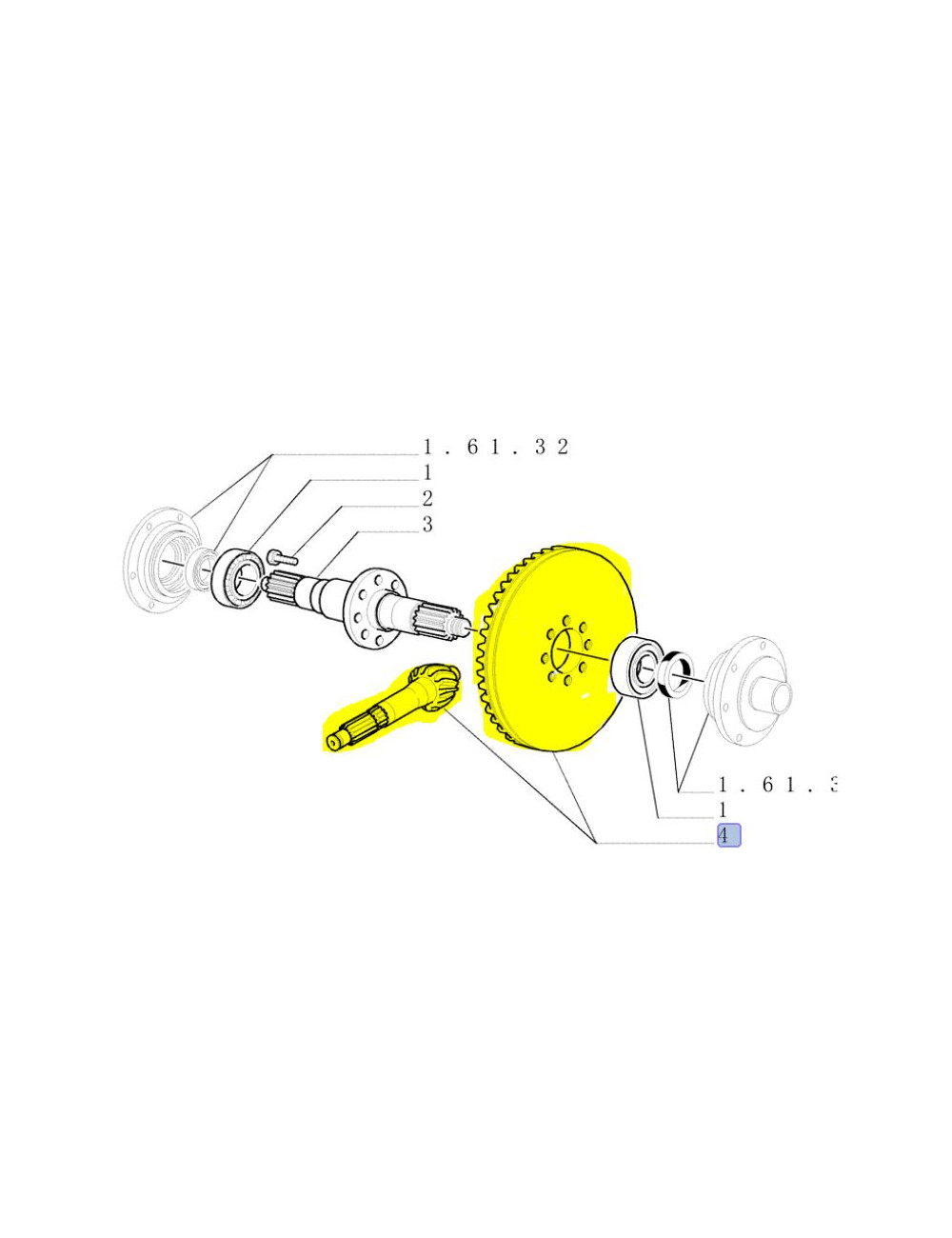 Coppia conica R9/49 non originale - cod. 5129387