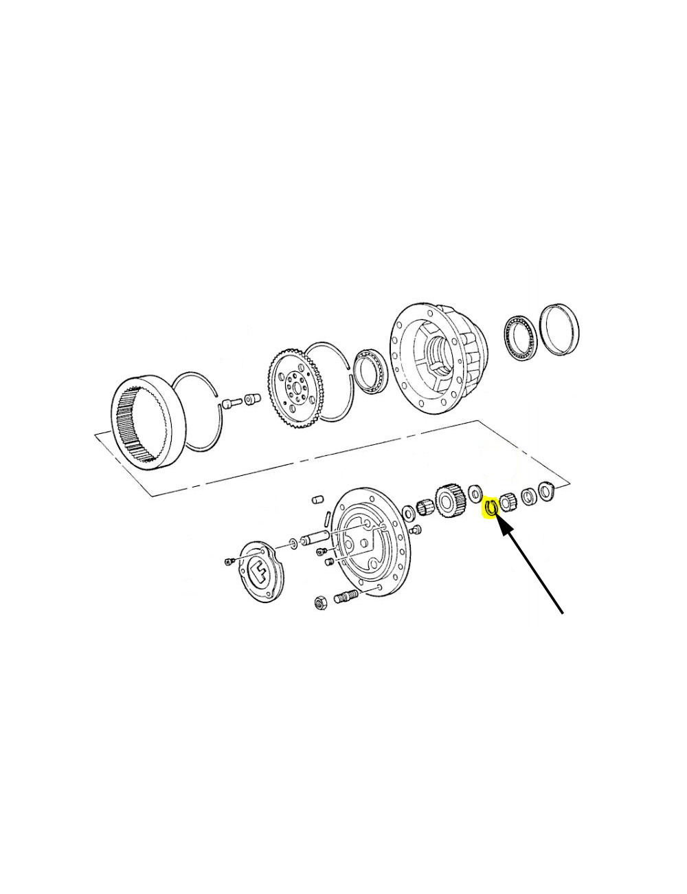 anello elastico New Holland - cod 11067776 anello elastico New Holland - cod 11067776