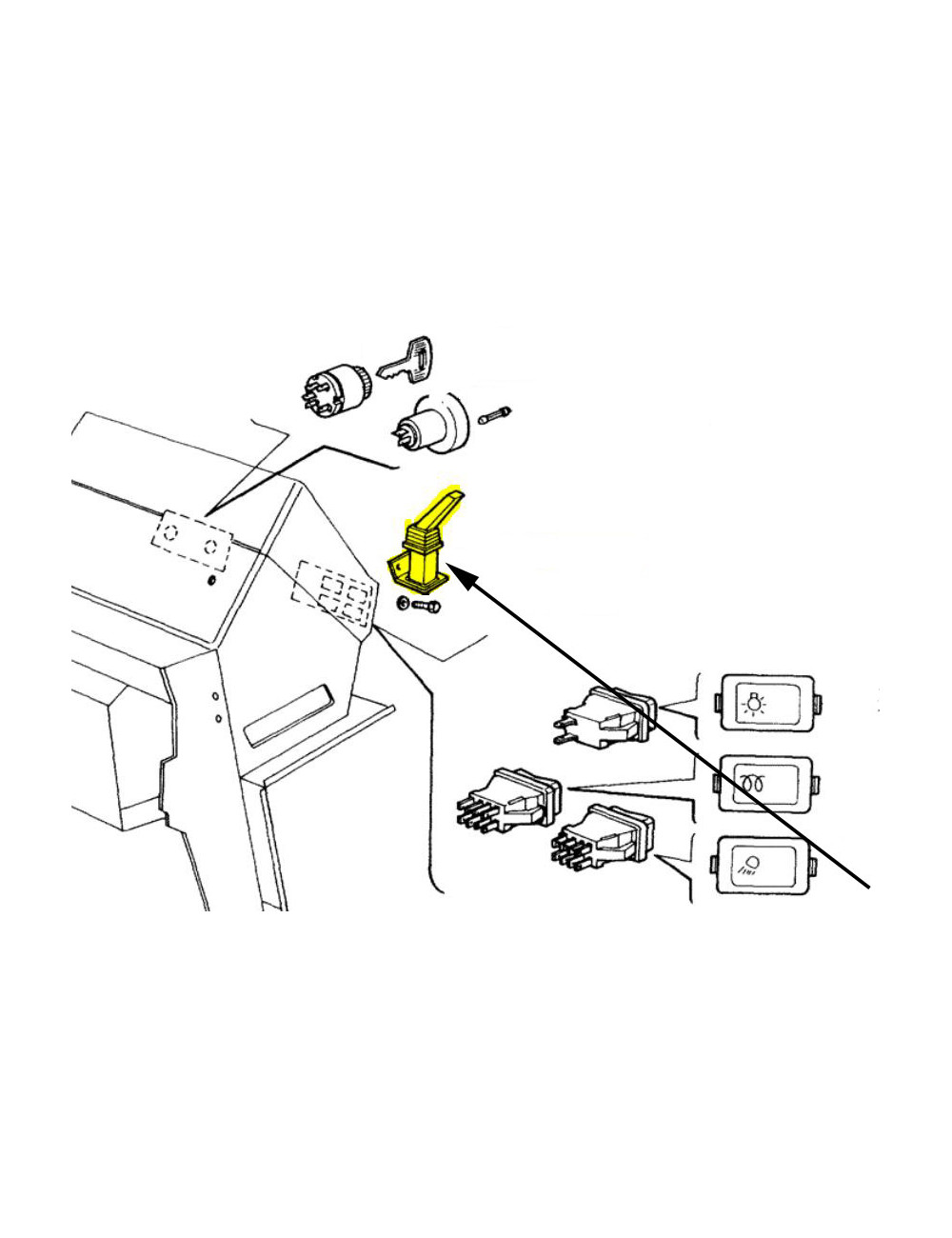 Deviatore New Holland - cod 5143663