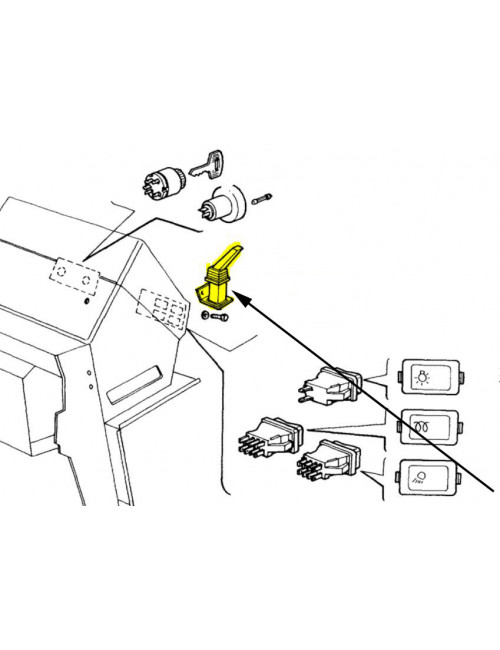 Deviatore New Holland - cod 5143663