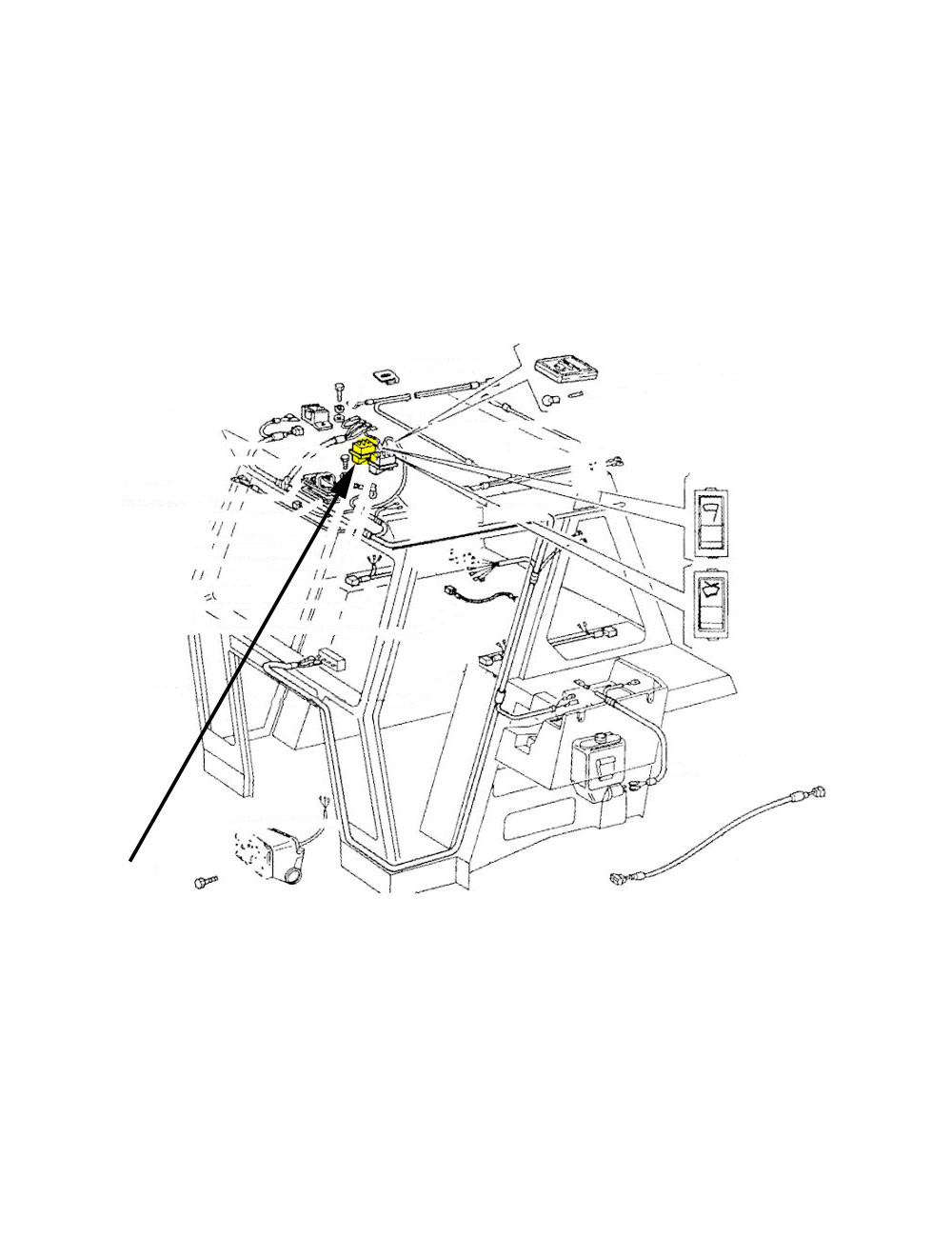 Interruttore tergicristalli New Holland - cod 5109751