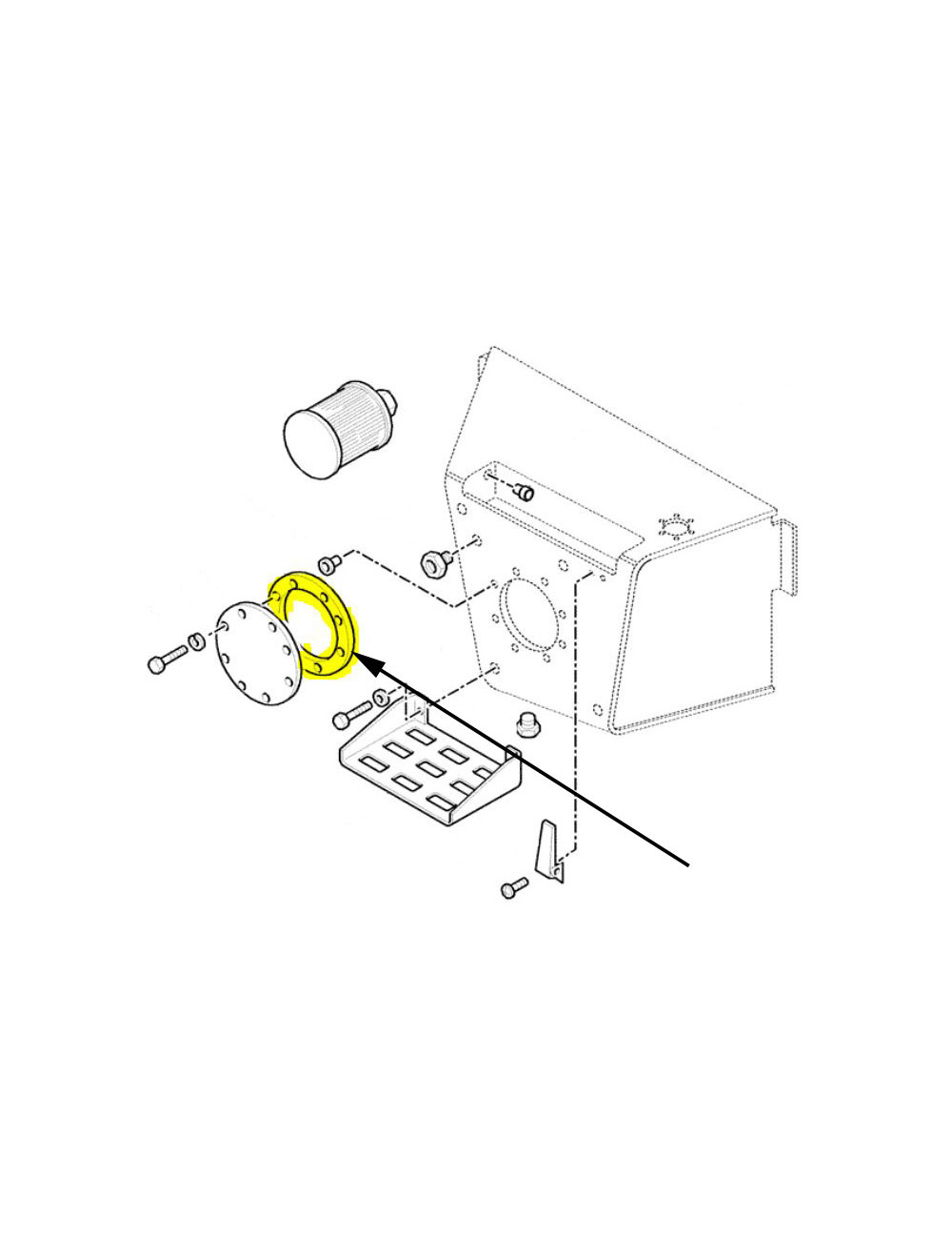 Guarnizione New Holland - cod 85801215