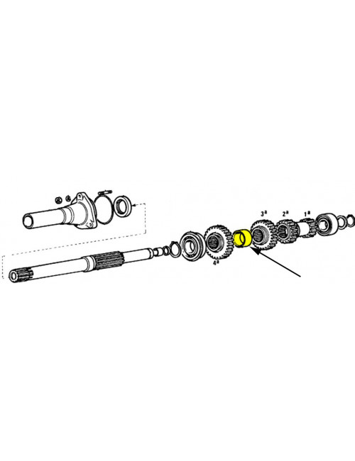 Distanziale New Holland - cod 593656
