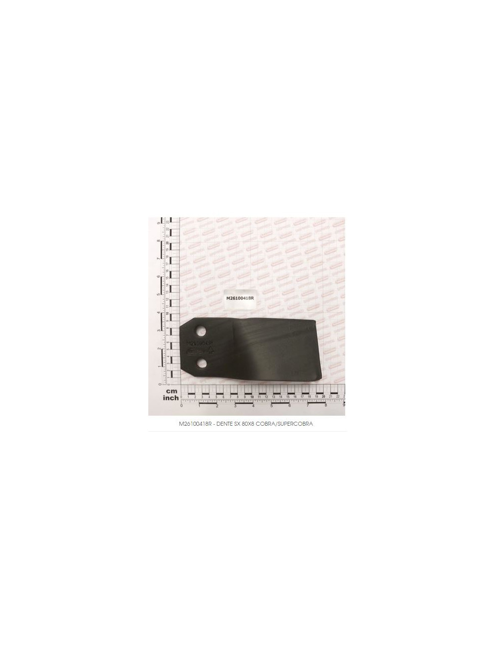 Dente per flangia destro/sinistro cod - M26100418R - M26100417R ricambio originale Maschio Dente per flangia destro/sinistro cod - M26100418R - M26100417R ricambio originale Maschio