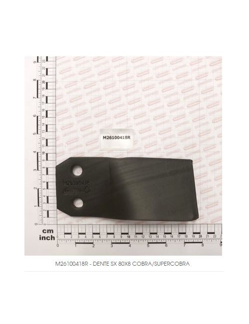 Dente per flangia destro/sinistro cod - M26100418R - M26100417R   ricambio originale Maschio