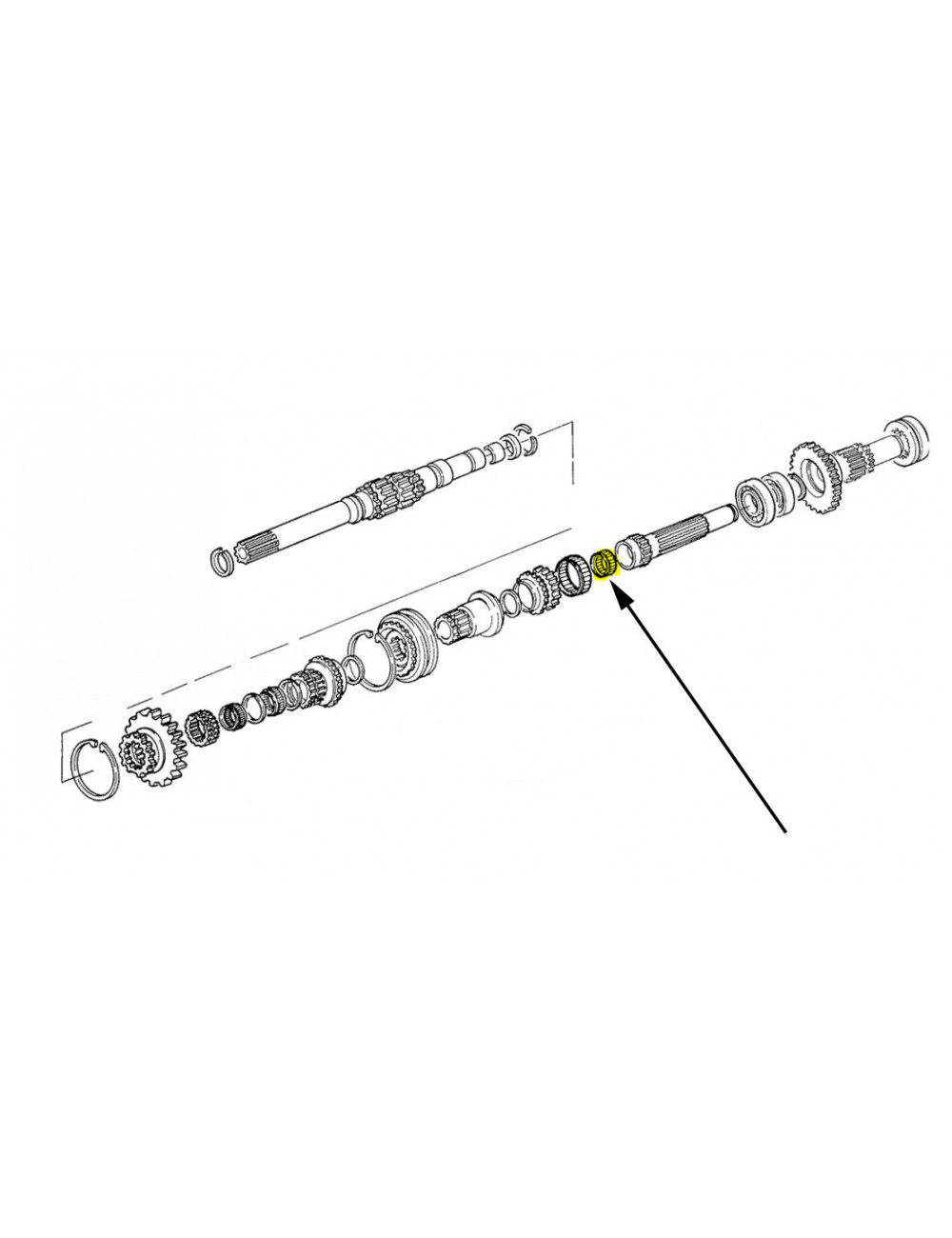 Principale Cuscinetto Set (Std) Per New Holland TS80 TS90 TS100 TS110 Trattori