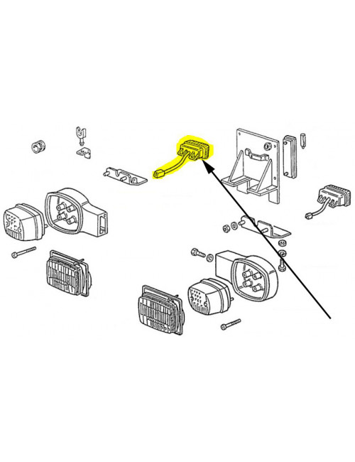 Fanale posteriore destro New Holland - cod 44907563