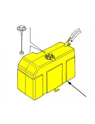 Serbatoio gasolio New Holland - cod 5162400