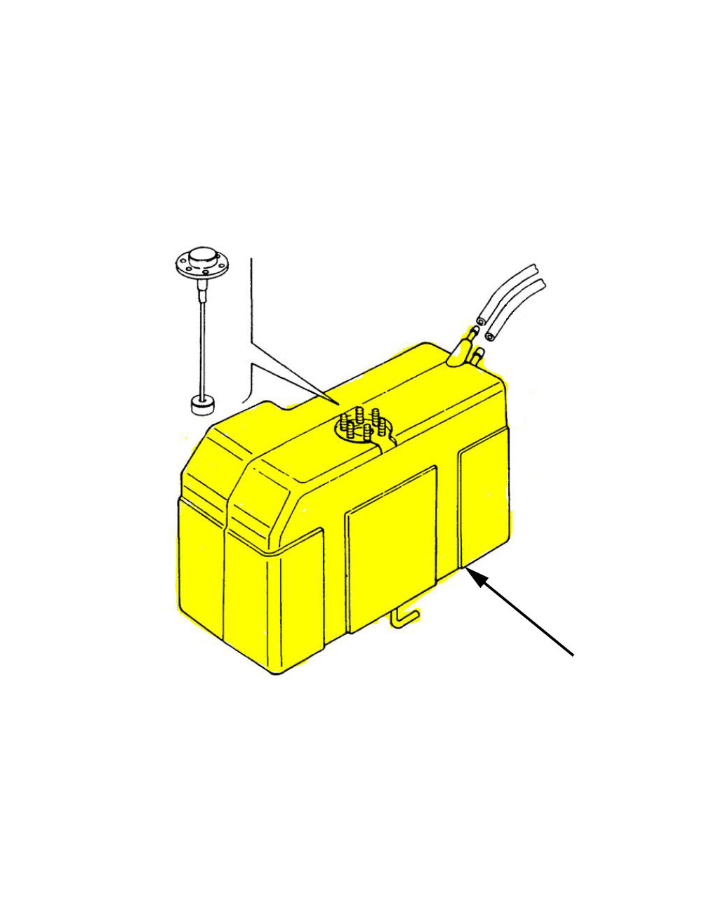 Serbatoio gasolio New Holland - cod 5162400