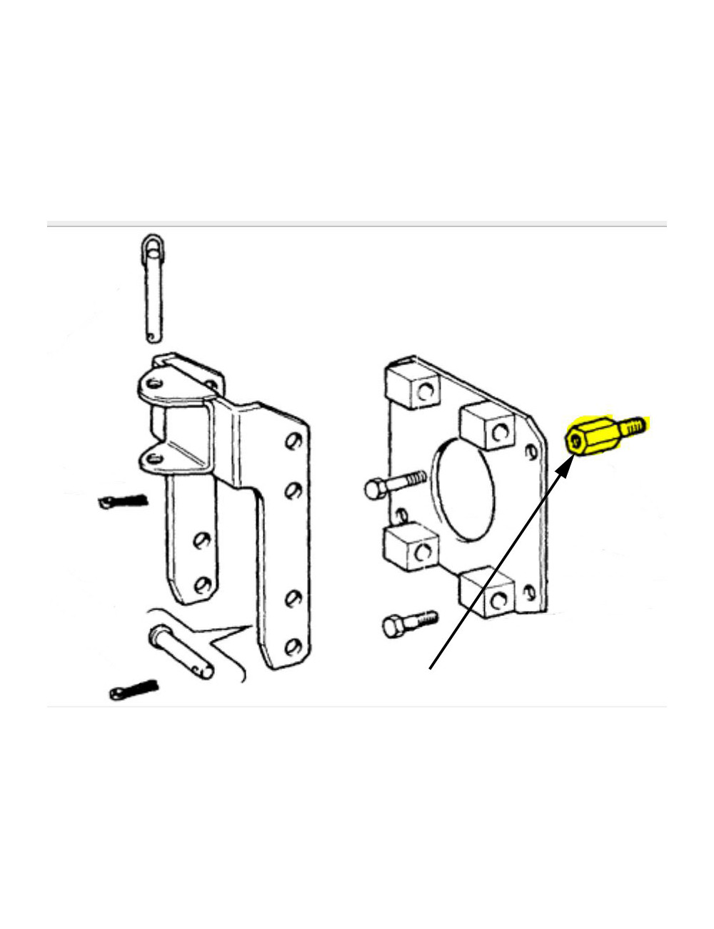 Distanziale New Holland - cod 4952085