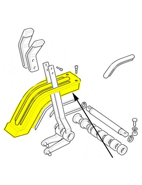 Guida leva New Holland - cod 5128701